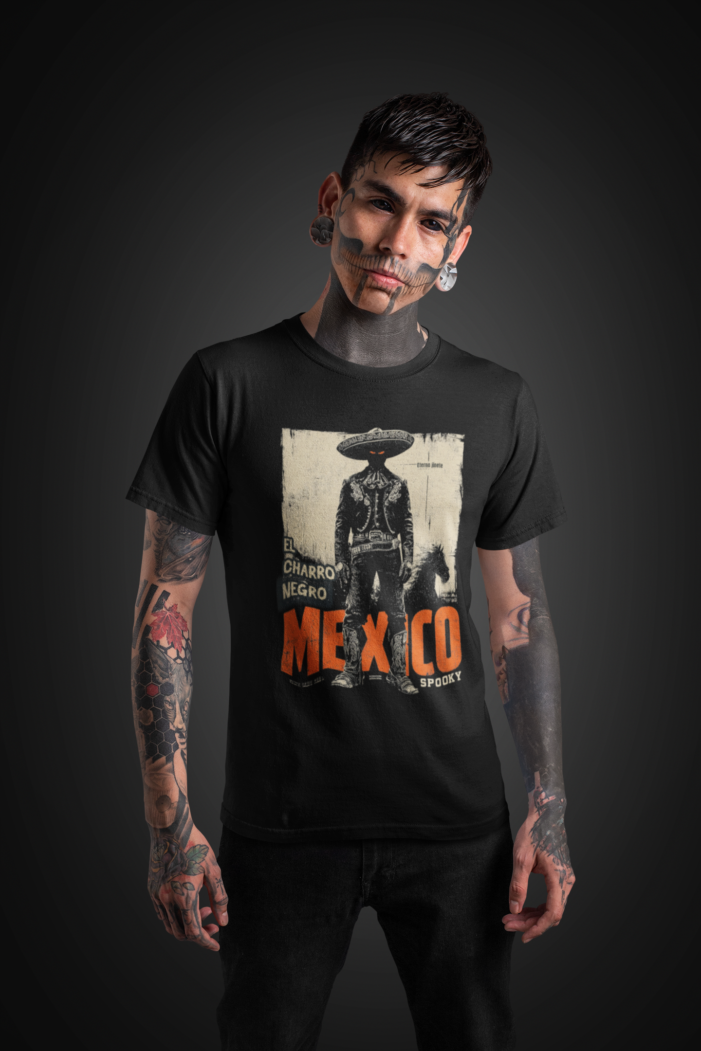 El Charro Negro Tee – Spooky Drop 2025