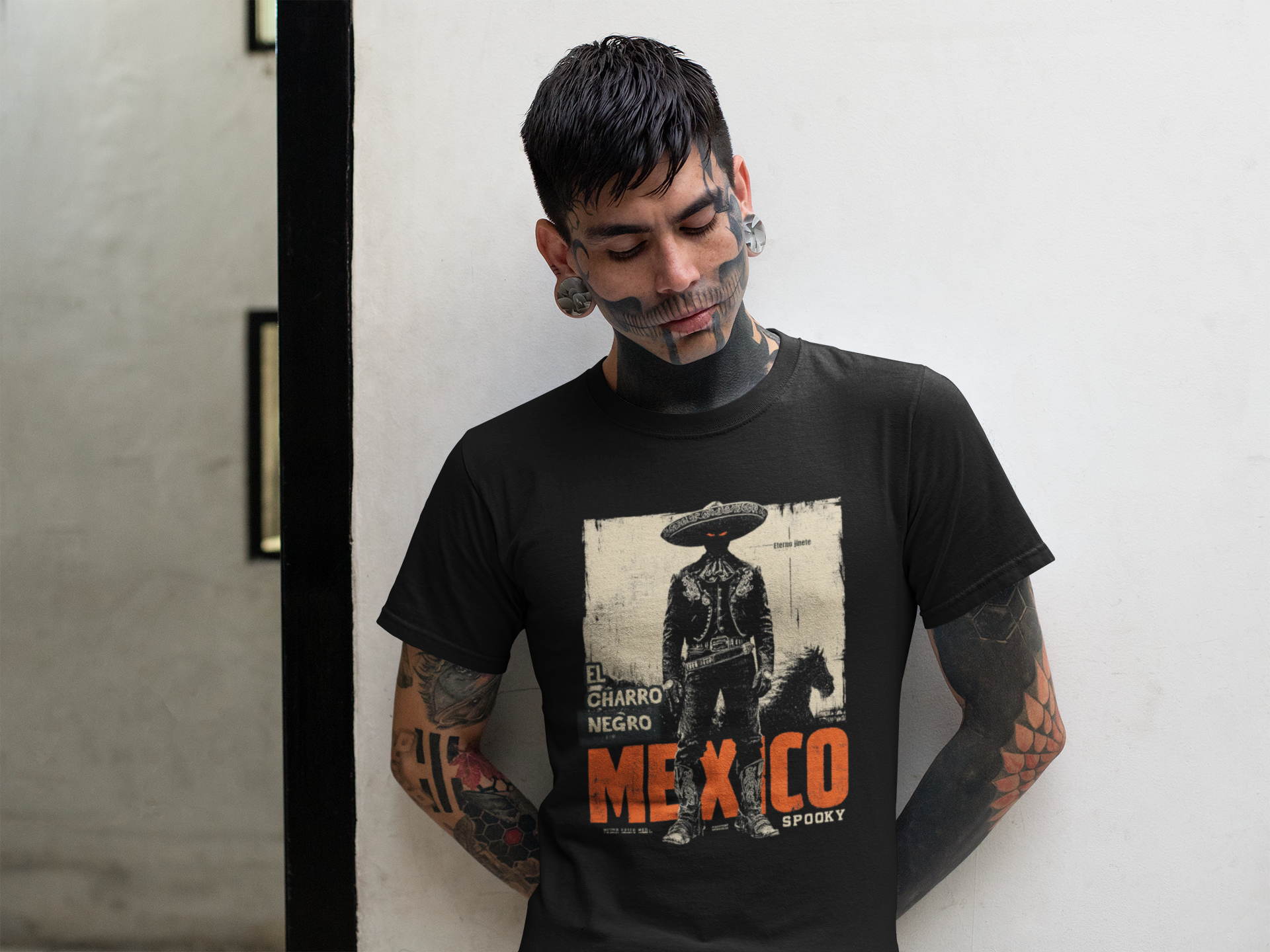 El Charro Negro Tee – Spooky Drop 2025