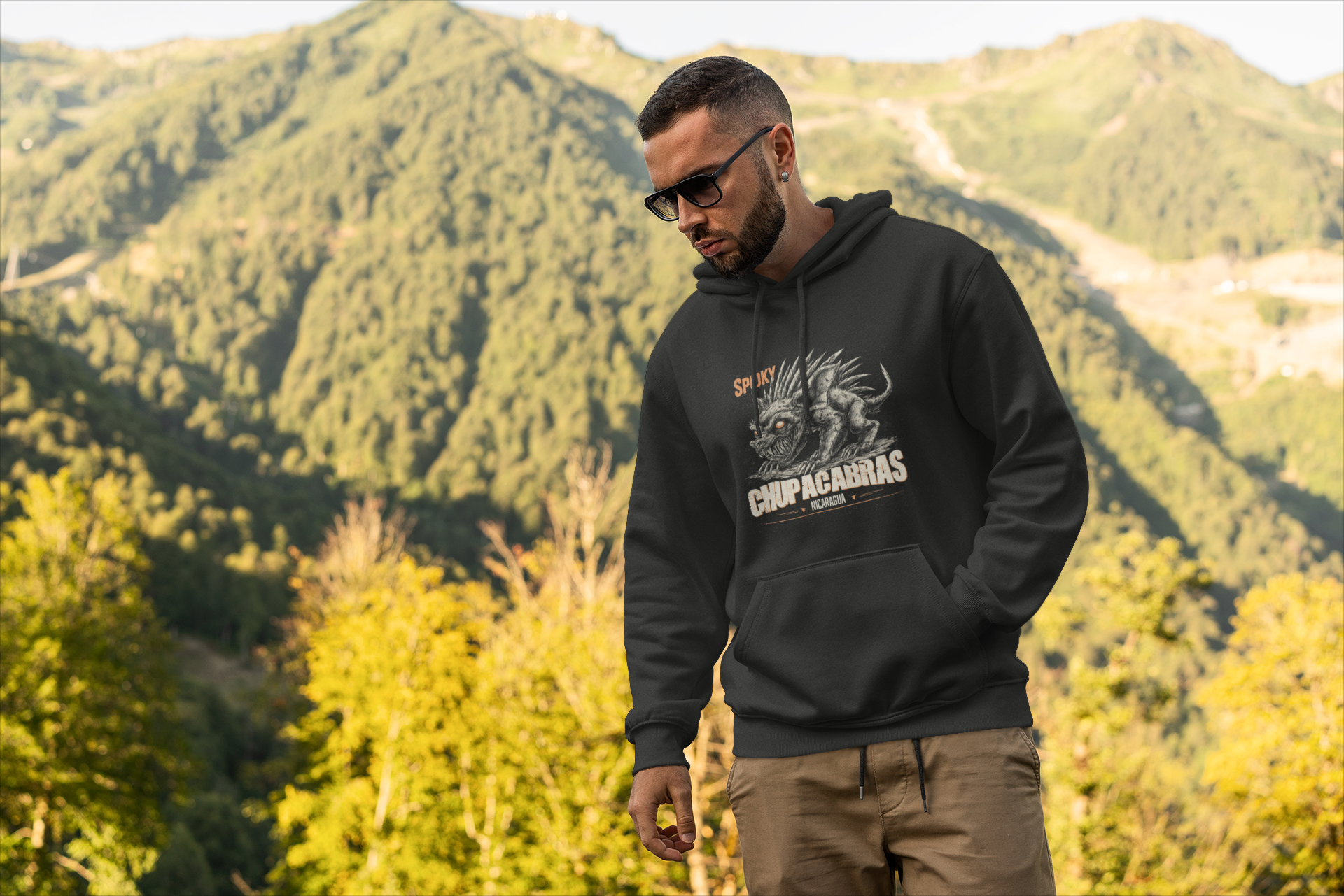 El Chupacabras Spooky Hoodie – Nicaraguan Legend