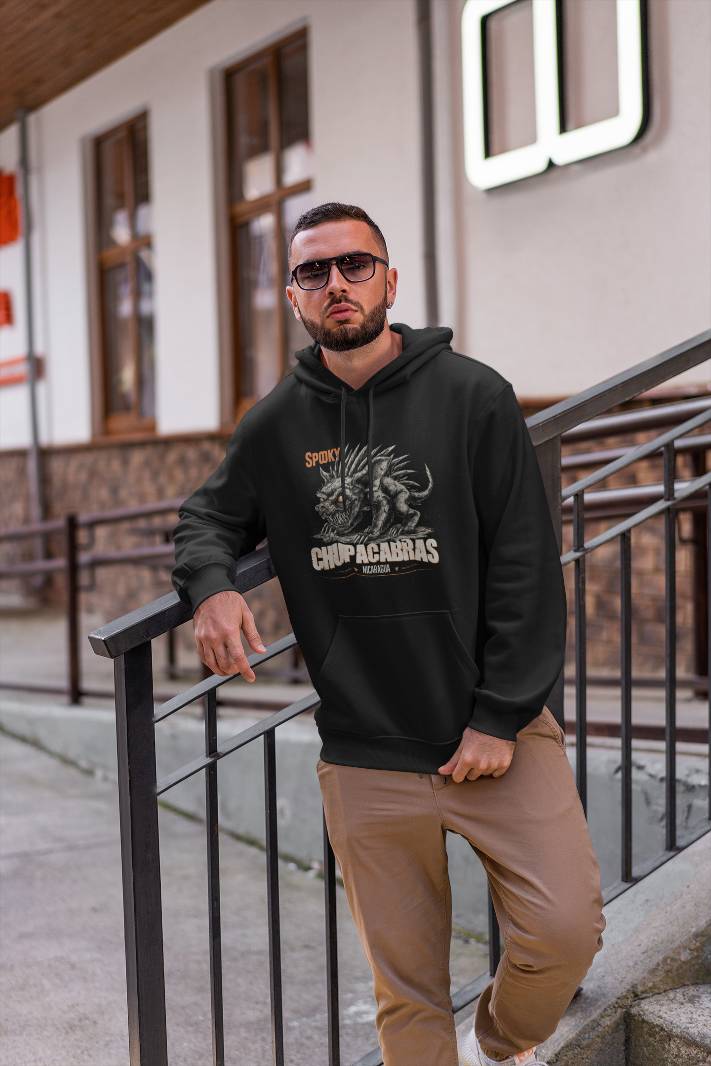 El Chupacabras Spooky Hoodie – Nicaraguan Legend