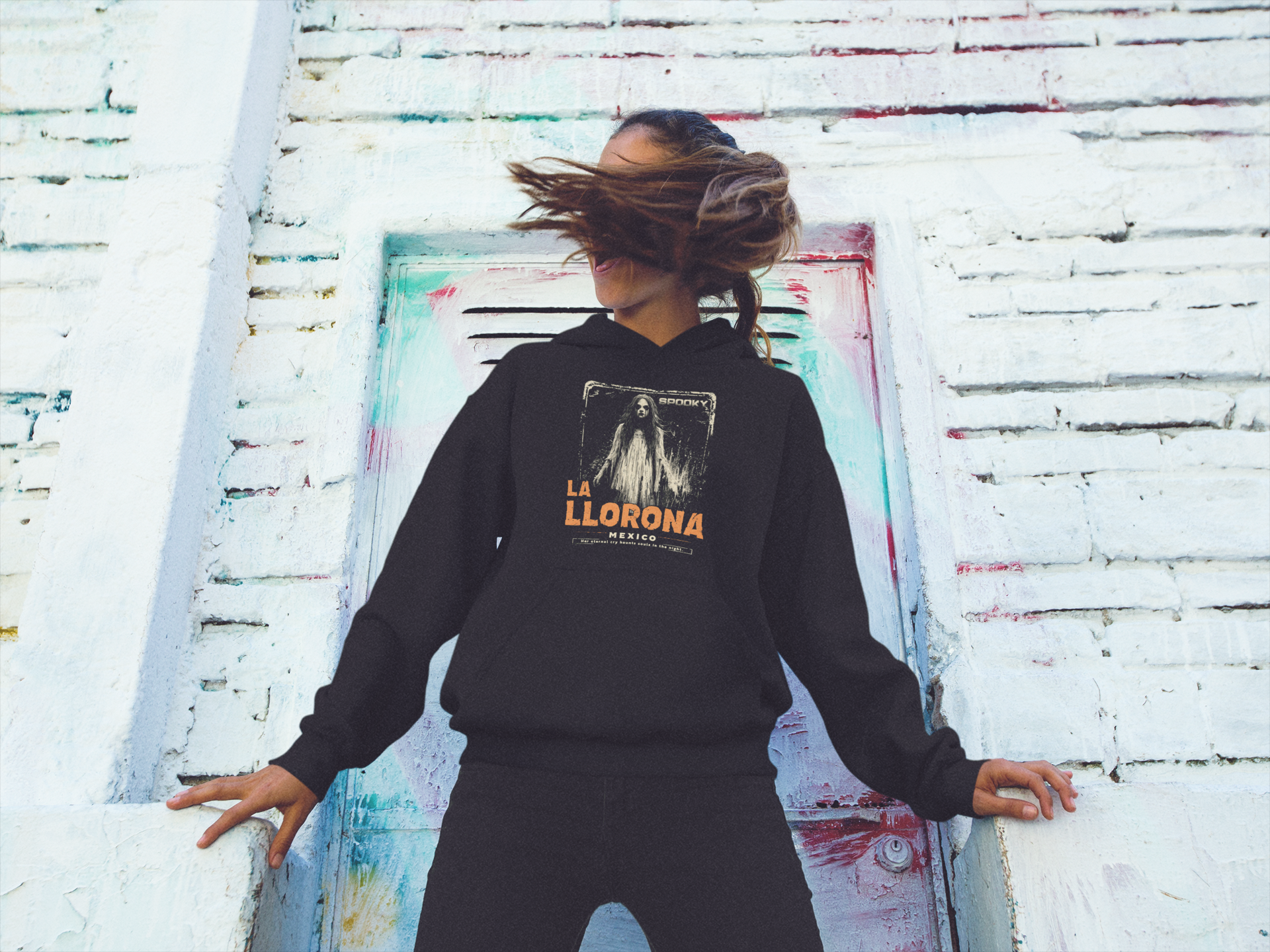 La Llorona Spooky Hoodie – Mexican Legend