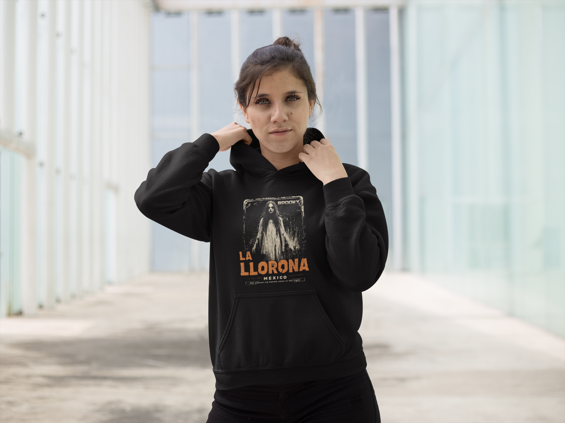 La Llorona Spooky Hoodie – Mexican Legend
