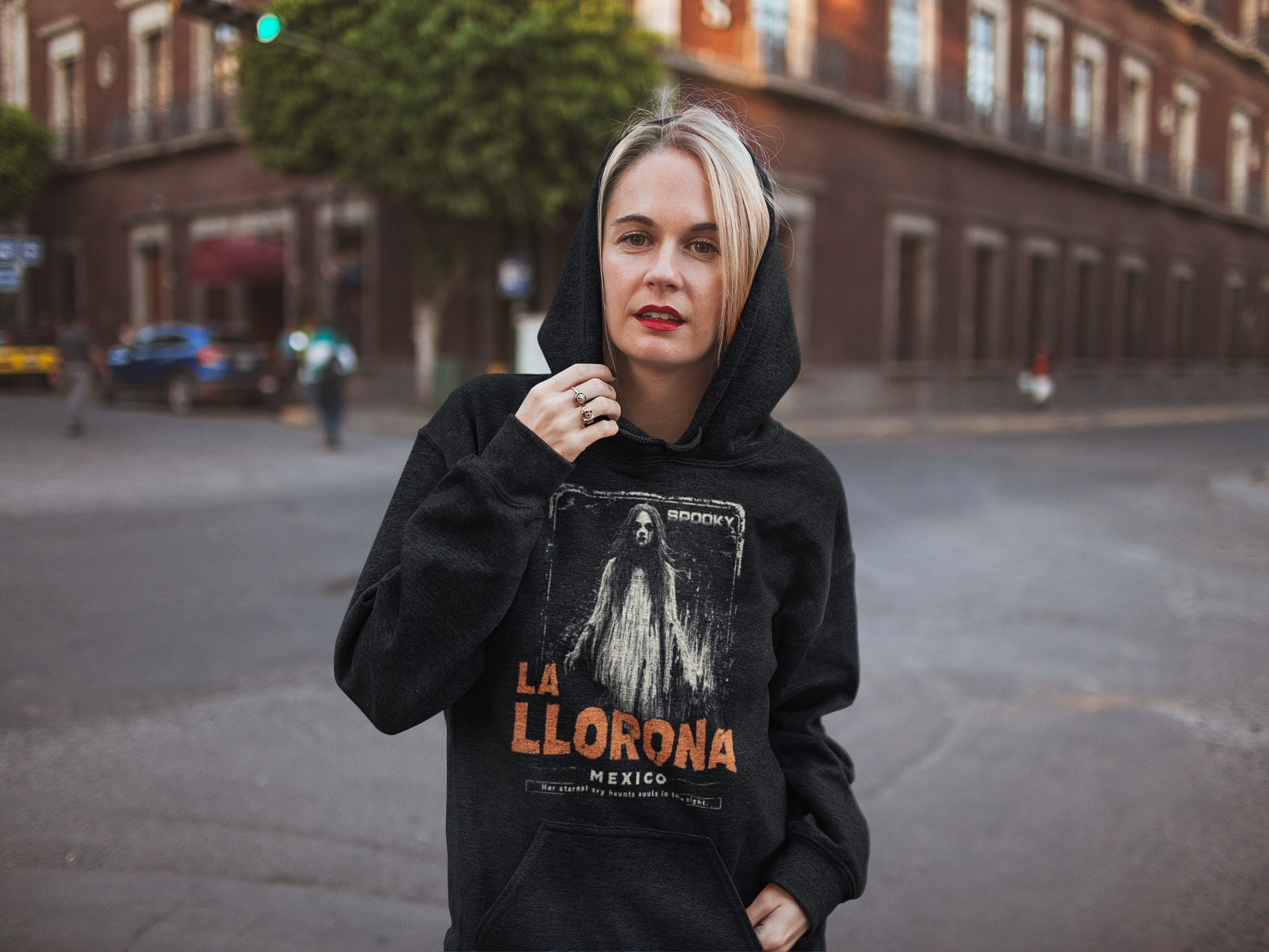 La Llorona Spooky Hoodie – Mexican Legend