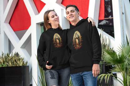 Hoodie Virgen de Guadalupe – LAT6 Edición Devoción Callejera