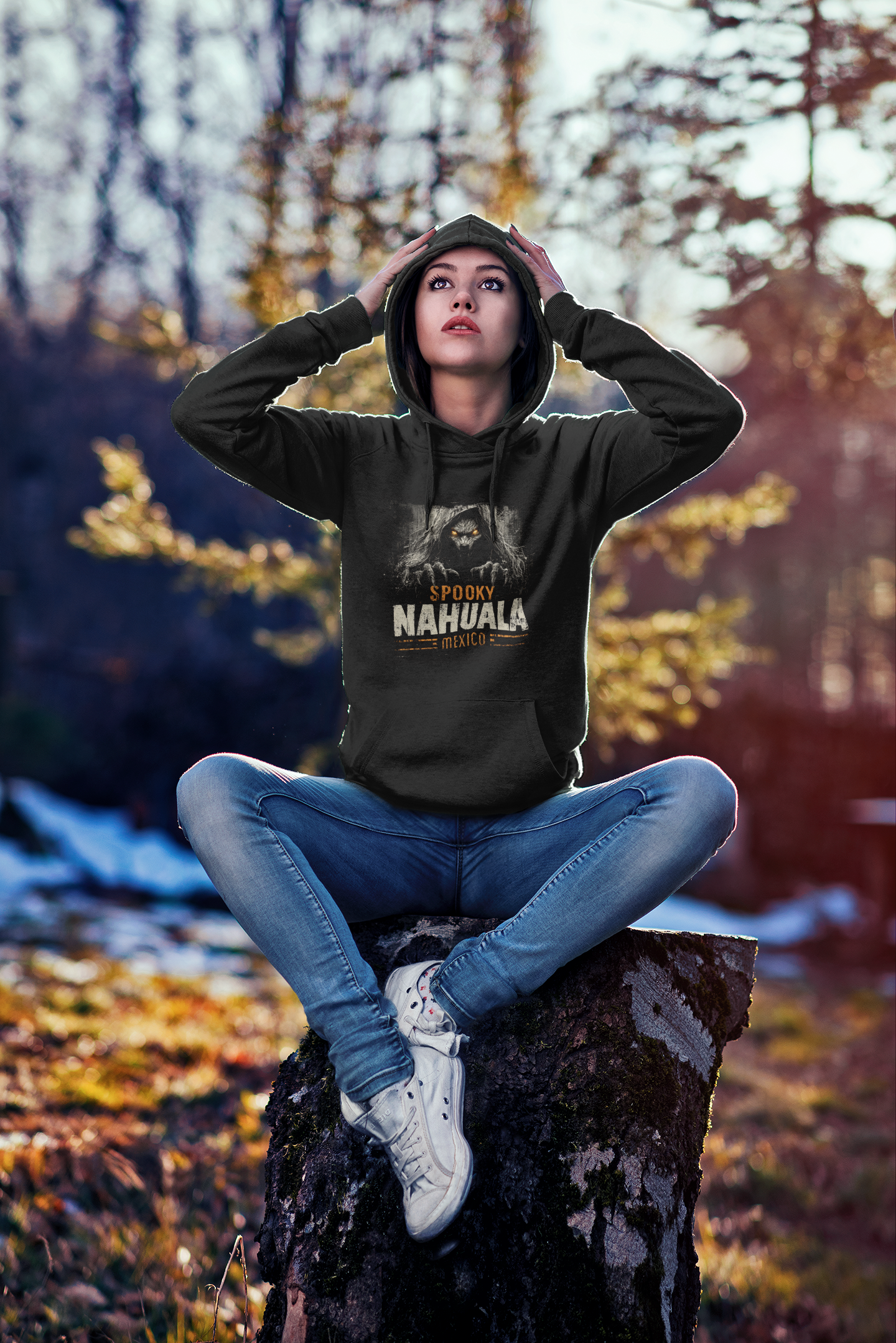 La Nahuala Spooky Hoodie – Mexican Legend