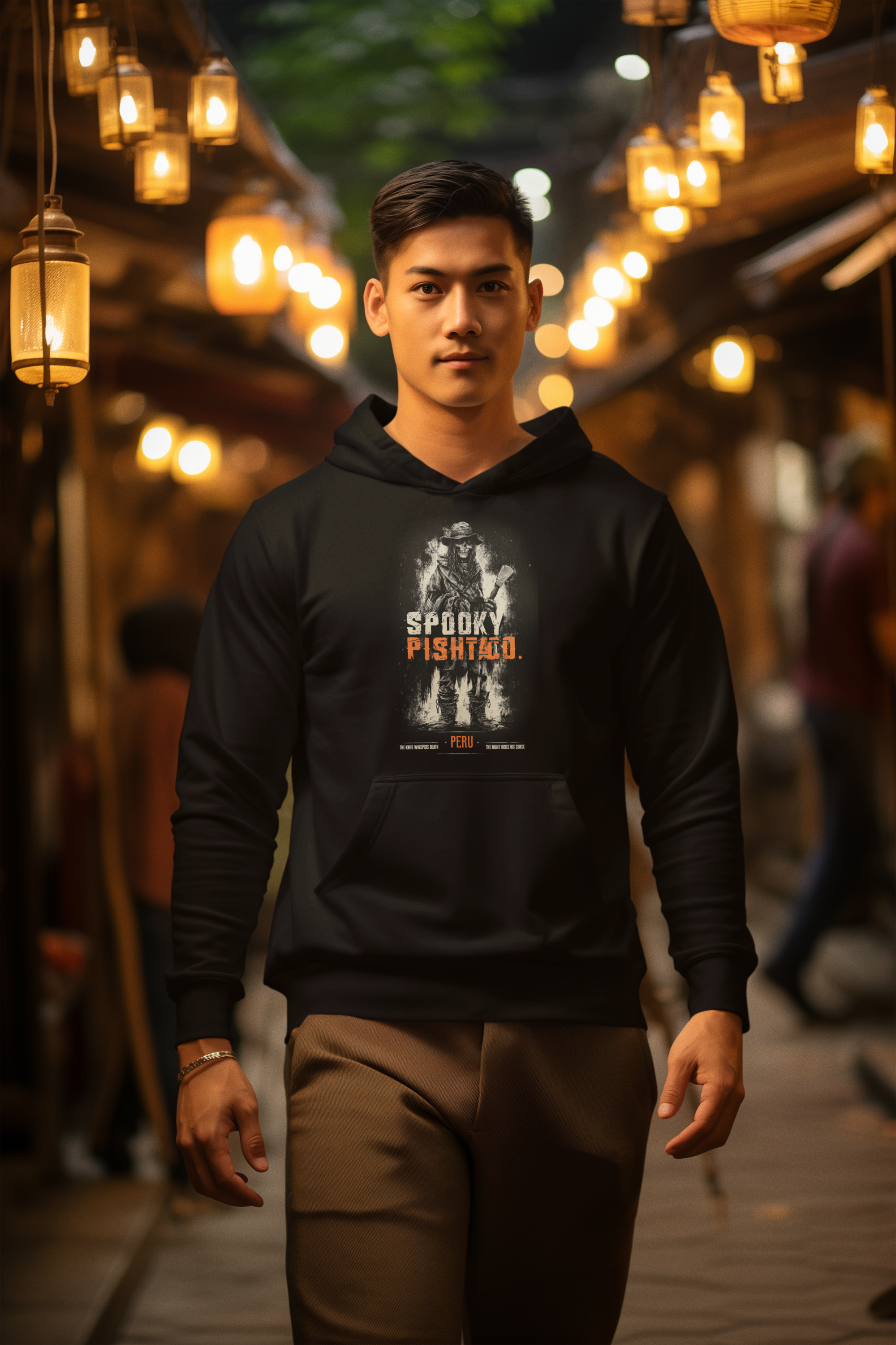 El Pishtaco Spooky Hoodie – Peruvian Legend