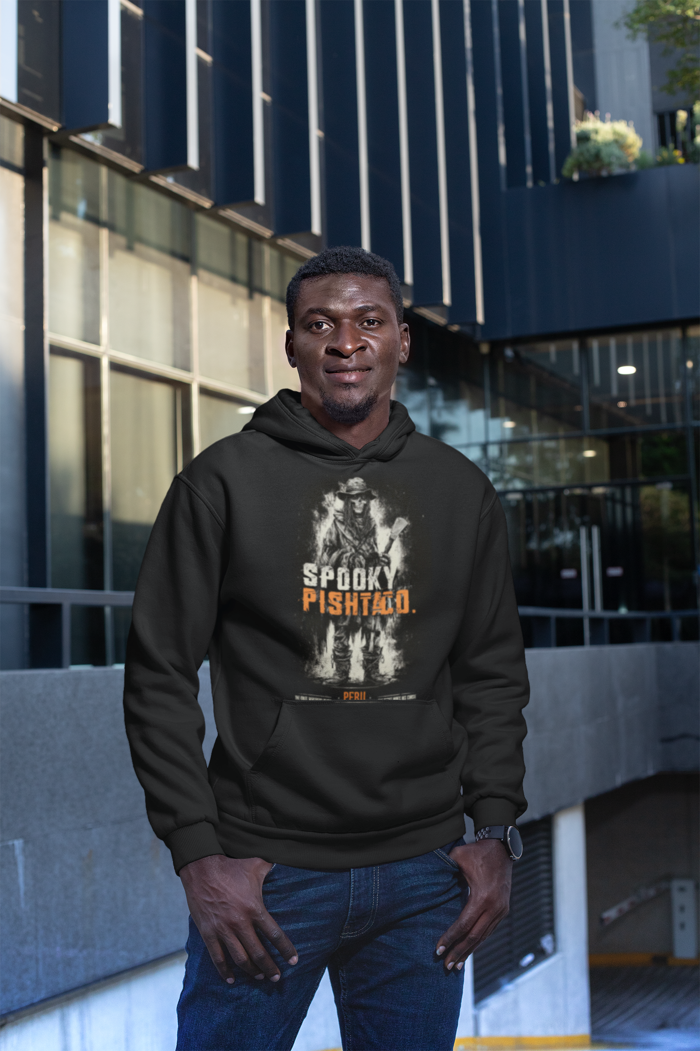 El Pishtaco Spooky Hoodie – Peruvian Legend