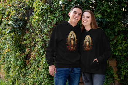 Hoodie Virgen de Guadalupe – LAT6 Edición Devoción Callejera