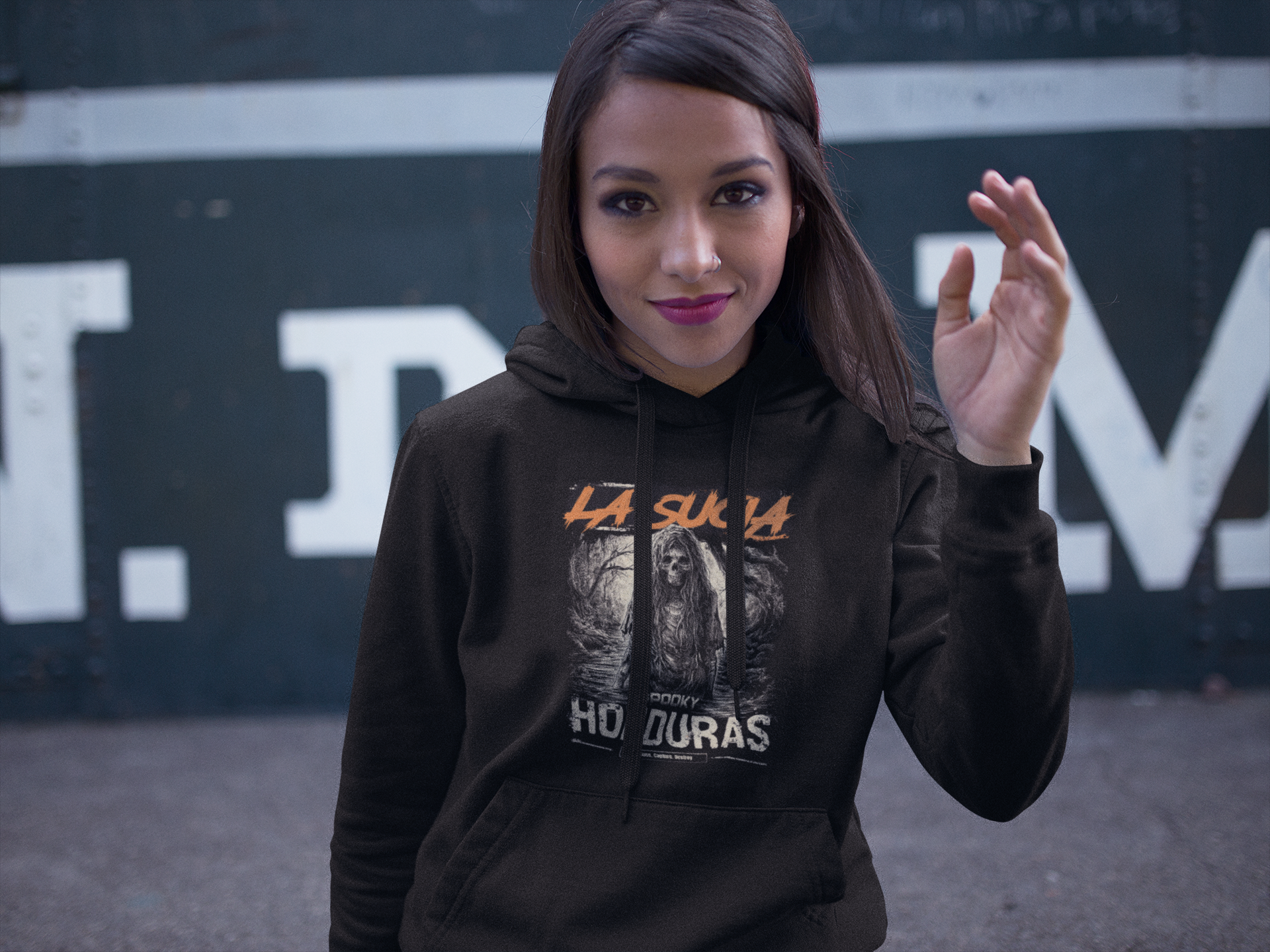 La Sucia Spooky Hoodie – Honduran Legend