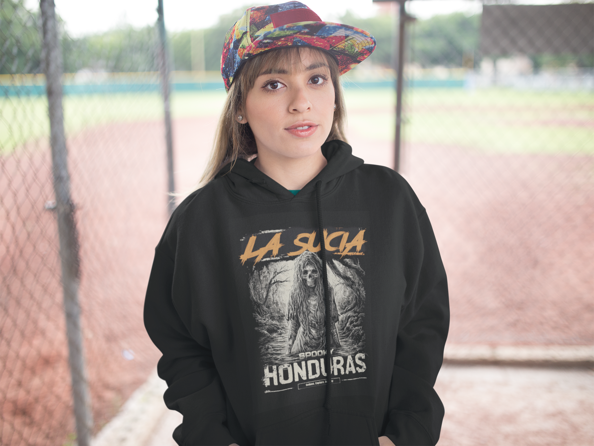La Sucia Spooky Hoodie – Honduran Legend